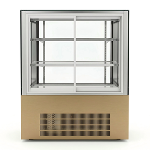 Vitrina Refrigerada Comercial de Vidrio para Pasteles, Exhibidor de Panadería con Enfriamiento por Ventilador, Gabinete Refrigerado para <span class=keywords><strong>Pastelería</strong></span>, Cafetería y Tienda de Postres - Product Image 4