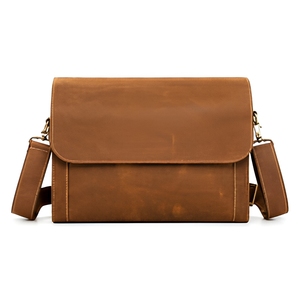 Luxury Handmade Real Leather Durable <b>Small</b> Messenger <b>Bag</b> Crossbody Shoulder Satchel <b>Laptop</b> Office Work Travel Sport Outdoor - Product Image 3