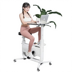 Vélo d'exercice pliable et réglable avec table intégrée, haute qualité, pour usage domestique ou <span class=keywords><strong>bureau</strong></span> - Product Image 5