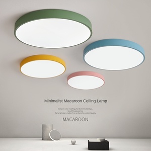 Venta directa de fábrica Luz ajustable Estudio Dormitorio Atmósfera ultrafina Control remoto AC Sala de estar Luz de <span class=keywords><strong>techo</strong></span> LED - Product Image 1