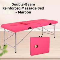 Vente directe d'usine de lit de beauté pliable en acier inoxydable, lit de massage et lit thérapeutique pour les soins de santé
