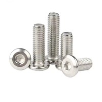 Vis de fixation à embase hexagonale SS304 avec chanfrein, pour fixation traversante de plaque, connecteur de serrage rapide