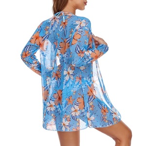 <span class=keywords><strong>Maillot</strong></span> <span class=keywords><strong>de</strong></span> <span class=keywords><strong>bain</strong></span> 2 pièces pour femmes, Sexy, flottant, sans robe, pour adultes, et cover-up, robe <span class=keywords><strong>de</strong></span> plage - Product Image 4