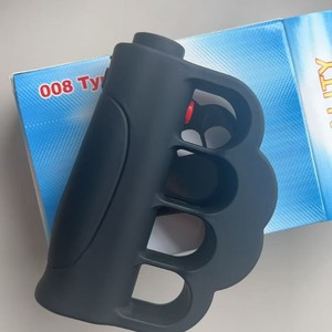 Lampe torche tactique noire portable pour extérieur, éclairage porte-clés, sécurité rapide, 928, logo OEM, en stock, livraison rapide, chargeur 5 doigts - Product Image 1