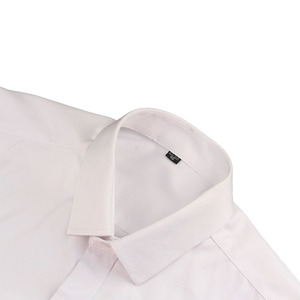 De alta calidad resistente a las arrugas spandex suave de manga larga de color sólido camisa de vestir - Product Image 3