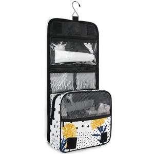 New Hot Sales Custom Flower Print Hanging Portable Storage <b>Toiletry</b> <b>Bag</b> Makeup Travel <b>Toiletry</b> <b>Bag</b> - Product Image 2