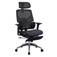 Chaise de bureau moderne Anji JR RACING, chaise de bureau à domicile en maille, accoudoirs 4D, base à cinq étoiles ergonomique, hauteur réglable, luxe, pour dirigeants