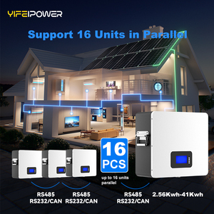 25.6V 100AH 2.56kwh 6000 + Chu kỳ sâu pin <span class=keywords><strong>lithium</strong></span> Lai Lưới nhà năng lượng mặt trời treo tường có thể sạc lại LiFePO4 chia loại - Product Image 6