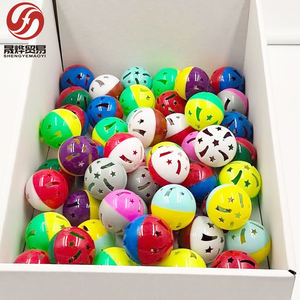 Cucciolo di plastica cavo palla da gioco rotonda con campana Jingle suono giocattolo per gatti sicuro resistente ai graffi e ai giocattoli da masticare per animali domestici - Product Image 6