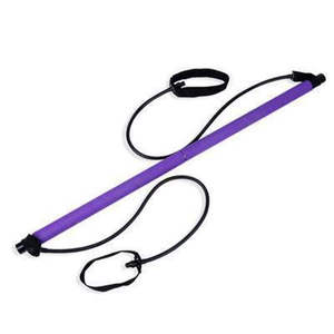 New Fitness Yoga Pilates Bar Stick Crossfit Resistance <b>Bands</b> Trainer Yoga Pull Rods Pull Rope Portable home Gym Body <b>Workout</b> - Product Image 4