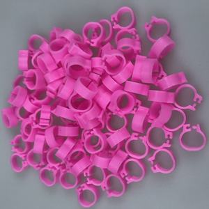 Güvercinler kuşlar kuş tavuklar için sıcak satış 8mm PlasticFoot halkaları - Product Image 5