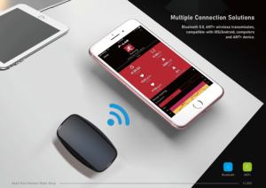 Moniteur de fréquence cardiaque sans fil avec sangle pectorale, BLE ANT+ 5.3KHz, étanche IP67, pour la salle de <span class=keywords><strong>sport</strong></span>, le fitness et les sports - Product Image 2