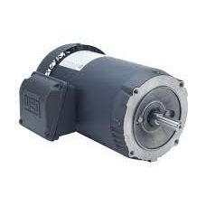 มอเตอร์เหนี่ยวนำไฟฟ้า Weg Electric 1/2 แรงม้า 3 เฟส AC 1800 รอบต่อนาที 56C Tefc 208-230/460V แบบ C Face ติดตั้งแบบไม่มีฐาน - Product Image 1
