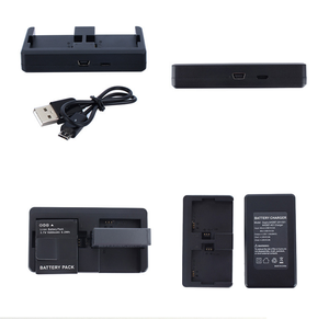 Xueren Hot universel <span class=keywords><strong>double</strong></span> <span class=keywords><strong>chargeur</strong></span> AHDBT-301 / 302 / 201 et batteries AHDBT-401 pour caméras d'action <span class=keywords><strong>GoPro</strong></span> HD HERO3/3 +/4/5/6 - Product Image 1