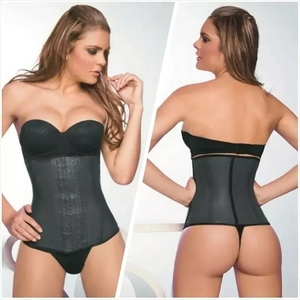 Vente en gros <span class=keywords><strong>de</strong></span> corset colombien tendance pour la taille pour femme Corset en latex Ceinture colombienne Xxs-6xl long torse Body Shaper pour l'amincissement - Product Image 3
