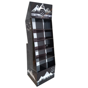 Giấy giá sàn Mũ bóng chày Kệ truy cập bao bì bán buôn hiển thị các tông đứng hat hộp - Product Image 4