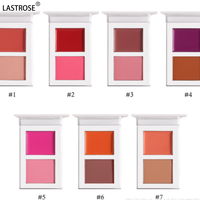 Palette de fard à joues pigmenté 2-en-1 longue tenue en poudre et crème pour marque privée