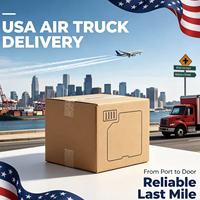 Agent d'expédition de fret aérien Chine-USA, livraison au kilomètre final par camion sur le territoire américain, logistique porte-à-porte tout-en-un