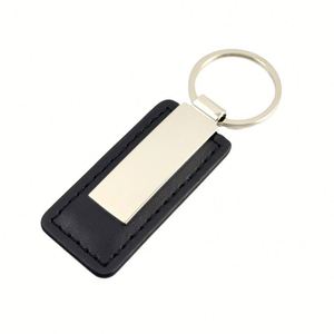 Llavero de Metal con Hebilla de Cuero, Versátil, Grabado Láser, Impresión de Logotipo Personalizada, en Blanco, para Regalo - Product Image 5