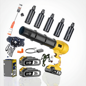 Souffleur de feuilles sans fil industriel 20V de haute qualité à batterie lithium, moteur à balais, DIY, turbo, 440G, pour élimination de la poussière par pression d'air - Product Image 2