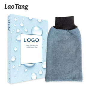 Guanto da bagno Spa esfoliante turco di grandi dimensioni 100% viscosa marocco Hammam Kessa Scrub Mitt - Product Image 1