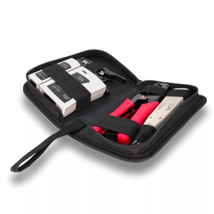 Rh Network <b>Tool</b> <b>Kit</b> 4-Piece Set Crimper Stripper Tester Punch Down Knife Soft Case Telecommunications Maintenance - Product Image 1