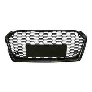 Migliore Offerta Griglia Anteriore a Nido d'Ape Stile RS5 per <span class=keywords><strong>Audi</strong></span> <span class=keywords><strong>A5</strong></span> S5 B9 2017 2018 2019, <span class=keywords><strong>Paraurti</strong></span> Anteriore Nero Lucido - Product Image 4