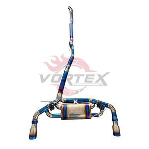 Sistema de Escape de Aleación de Titanio Azul Vortex para M135I F40, Silenciador Catback Ligero de Alto Rendimiento de 1.2 mm - Product Image 1