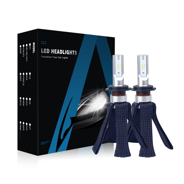 Aurora H7 H8 H9 H11 Head Lamp Bulb 12V 24V Auto Lighting Systems Car LED Headlights