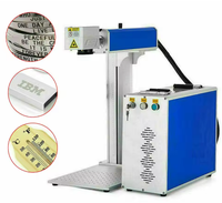 Machine de marquage laser à fibre haute précision, refroidie par air, CNC de table, 50W, système de gravure facile à utiliser pour le métal, la pierre et le miroir