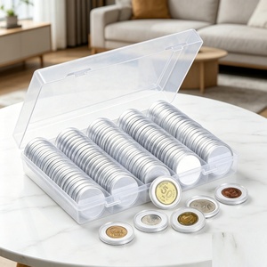 Caja de Almacenamiento a Prueba de Polvo para Monedas, Transparente, de Acrílico, con Logotipo Personalizado, Fácil de Ensamblar, para Diseño DIY - Product Image 5