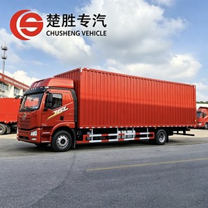 Nouveau Prix Usine 2025 Camion Fourgon FAW 4X2 240HP 9,7m Camion Léger à Vendre et pour le Transport Logistique - Product Image 3