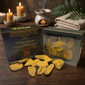 Sanai Al-Namir 100g Oudvara, Virutas de Agarwood 100% Naturales, Incienso Aromático para Uso Doméstico - Product Image 1