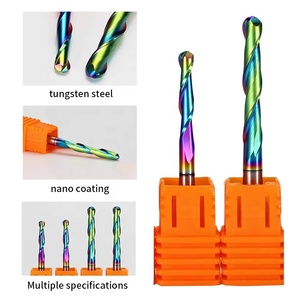 Joseph Manufacturing Production Carbide 2 Flute Ball Nose <b>CNC</b> Bits DLC Coating for Wood Carving Tools Milling <b>Cutter</b> - Product Image 4