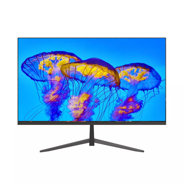 Factory Price V Shape case 75hz 24 Inch Frameless FHD PC Monitor Desktop Computer Monitor