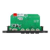 Amplificador de 6W, CC 5V, Placa Decodificadora MP3 WMA, Micrófono, Bluetooth 5.0, Audio USB, Radio TF, Receptor FM de 3W, Música para Auto, Grabación MP3 de 3W