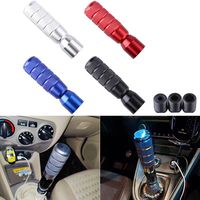 Pomo de Cambio de Marchas Manual/Automático, Cabeza de Palanca de Cambios Larga Antideslizante, Pomo de Cambio Universal para Modificación de Automóviles, Varilla de Extensión JDM