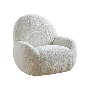 เก้าอี้โซฟาสไตล์มินิมอลอิตาลี เก้าอี้นวมเดี่ยวแบบนุ่มสำหรับห้องนั่งเล่นหรือระเบียง สไตล์ดีไซเนอร์ - Product Image 4