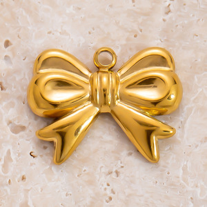 Amplia Variedad de Dijes de Acero Inoxidable con Baño de Oro PVD de 18K |   Colgantes de Animales, Vida Marina, Sol, Corazón, Florales y Naturaleza para la Creación de Joyería DIY - Product Image 4