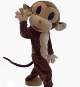 Disfraz de Mascota de mono Unisex personalizado de felpa y EVA para adultos y niños para Cosplay Halloween o fiestas de Navidad - Product Image 1