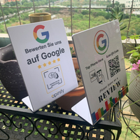 Support de Table Personnalisé en Plastique NFC QR Code NTAG 213/216 avec Impression Offset, Carte Magnétique RFID pour Menu