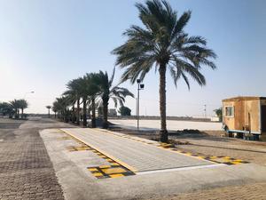 3*18 m 120 टन कार्बन स्टील चिकनी थाली ट्रक पैमाने 120 टन वजन पुल - Product Image 3