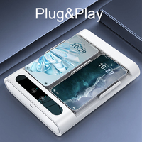 Brouilleur anti-enregistrement ultrasonique RPM à 48 têtes, portée de détection 10-20m - Bloqueur audio portable pour la protection de la vie privée en cabine téléphonique