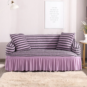 Housse de fauteuil 1 place de style européen avec jupe housse de canapé extensible housse de canapé élastique pour salon - Product Image 3