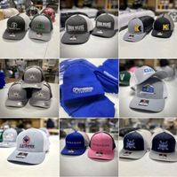 Gorra Trucker de Alta Calidad de 6 Paneles con Malla Trasera, Estilo Richardson 112, con Parche de Cuero Bordado y Logotipo Personalizado