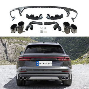Diffusore posteriore SQ8 per auto Audi q8 refit SQ8 diffusore terminale di scarico scarico auto intera vendita diffusore per Q8 SQ8 labbro posteriore <span class=keywords><strong>2019</strong></span> 2020 2021 - Product Image 3