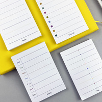 Buku Catatan Checklist Mingguan & Harian 5x7, Lembar Sobek, Lucu, Murah, Untuk Sekolah & Kantor