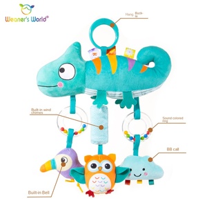 Grelots musicaux en peluche Weaners World, jouets doux pour bébés, pendentif pour <span class=keywords><strong>poussette</strong></span>, <span class=keywords><strong>hochet</strong></span> en gros pour les bébés de 0 à 1 an - Product Image 4