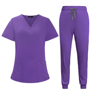 Breathable Hot Sell Female Nursing Medical Staff <strong>Scrubs</strong> Sets Doctor <strong>Clothes</strong> Medical <strong>Scrubs</strong> <strong>Clothes</strong> <strong>Scrubs</strong> for Both Women and Men - Product Image 4