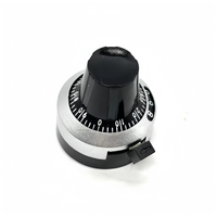 Potentiomètre de précision BOURNS 3590S-10K-10T 10K Ohm 10 tours avec kit de bouton, montage sur panneau, réglage de tension de calibrage 1
